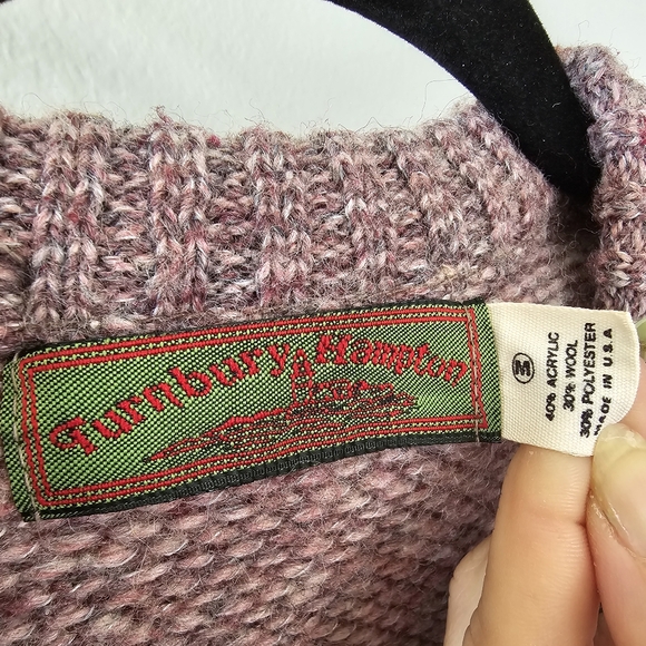 Vintage sweater vest Muave - Picture 5 of 5